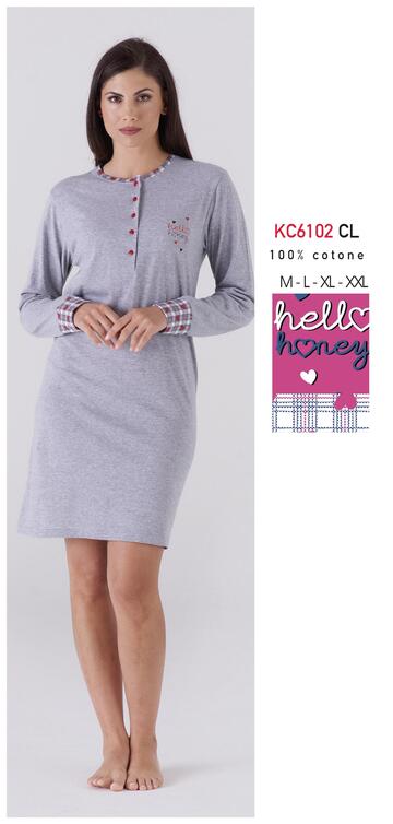 KAREKC6102 CL- kc6102 cl camicia da notte donna m/l - Fratelli Parenti